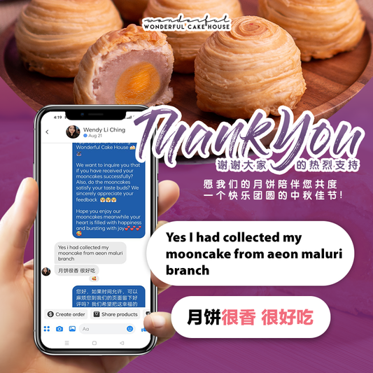 Yes I had collected my mooncake from aeon maluri branch 月饼很香 很好吃