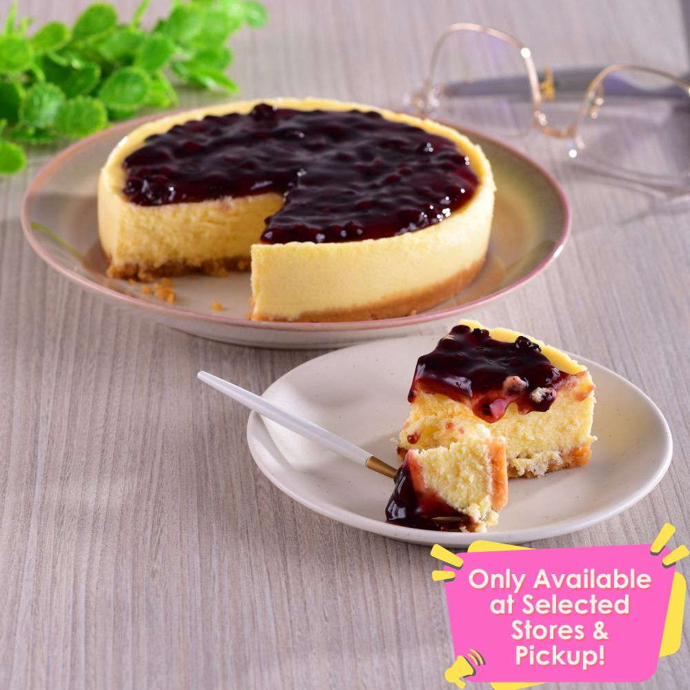 6'' Blueberry Cheese Cake (+/-450g) [Only available for selected in-store purchase & Pre-order Pickup]